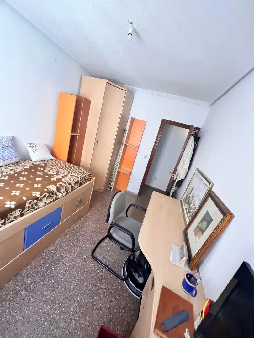 Bedroom of Flat for sale in Murcia  with Air Conditioner, Furnished and Balcony