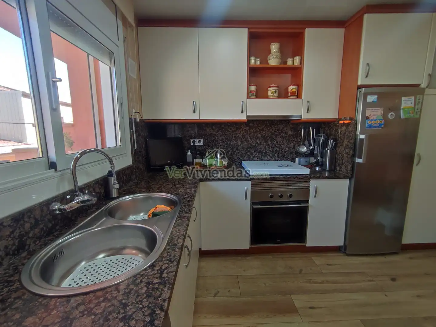 Küche von Wohnung zum Verkauf in Viladecavalls mit Klimaanlage, Heizung und Terrasse
