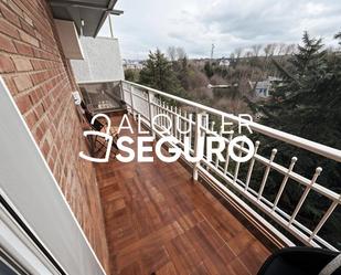 Balcony of Flat to rent in  Madrid Capital  with Air Conditioner, Heating and Terrace