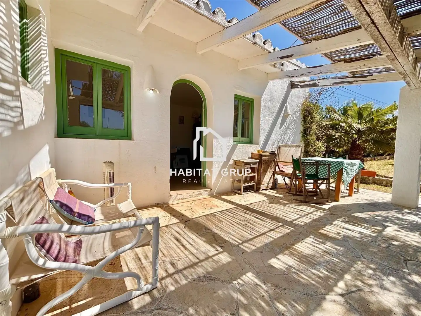 Terrasse von Haus oder Chalet zum Verkauf in Sant Lluís mit Klimaanlage, Heizung und Privatgarten
