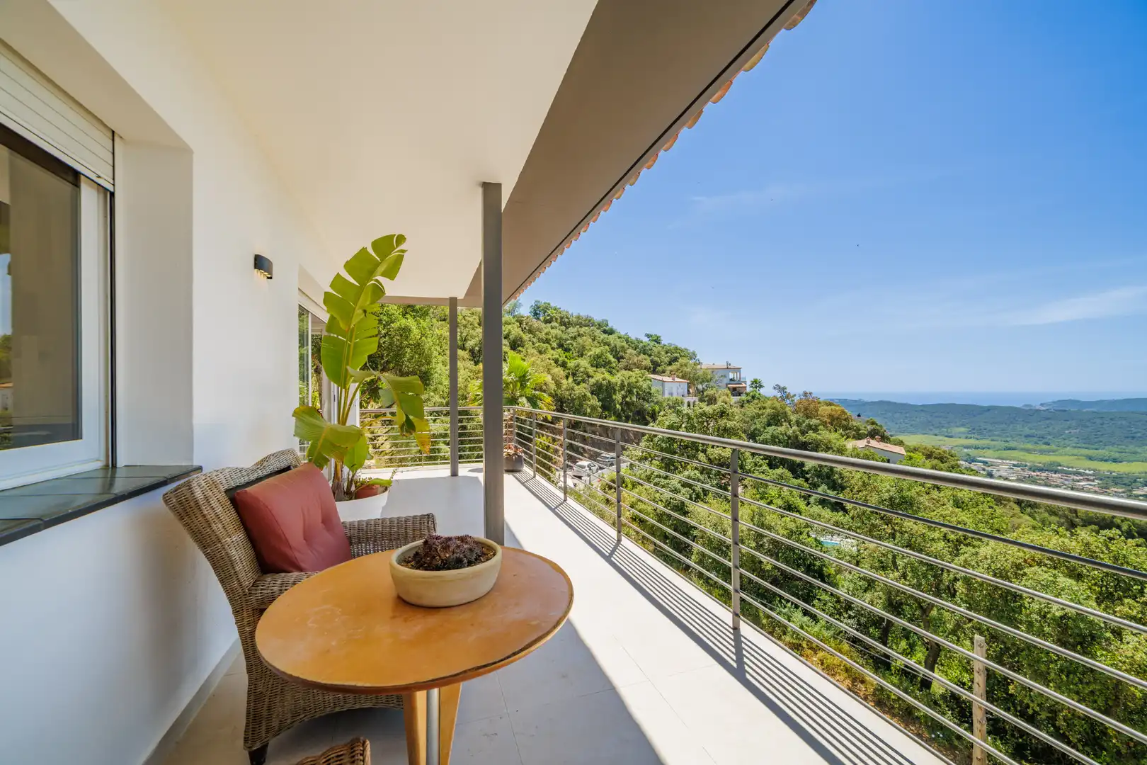 Terrassa de Casa o xalet en venda en Santa Cristina d'Aro amb Aire condicionat, Jardí privat i Parquet