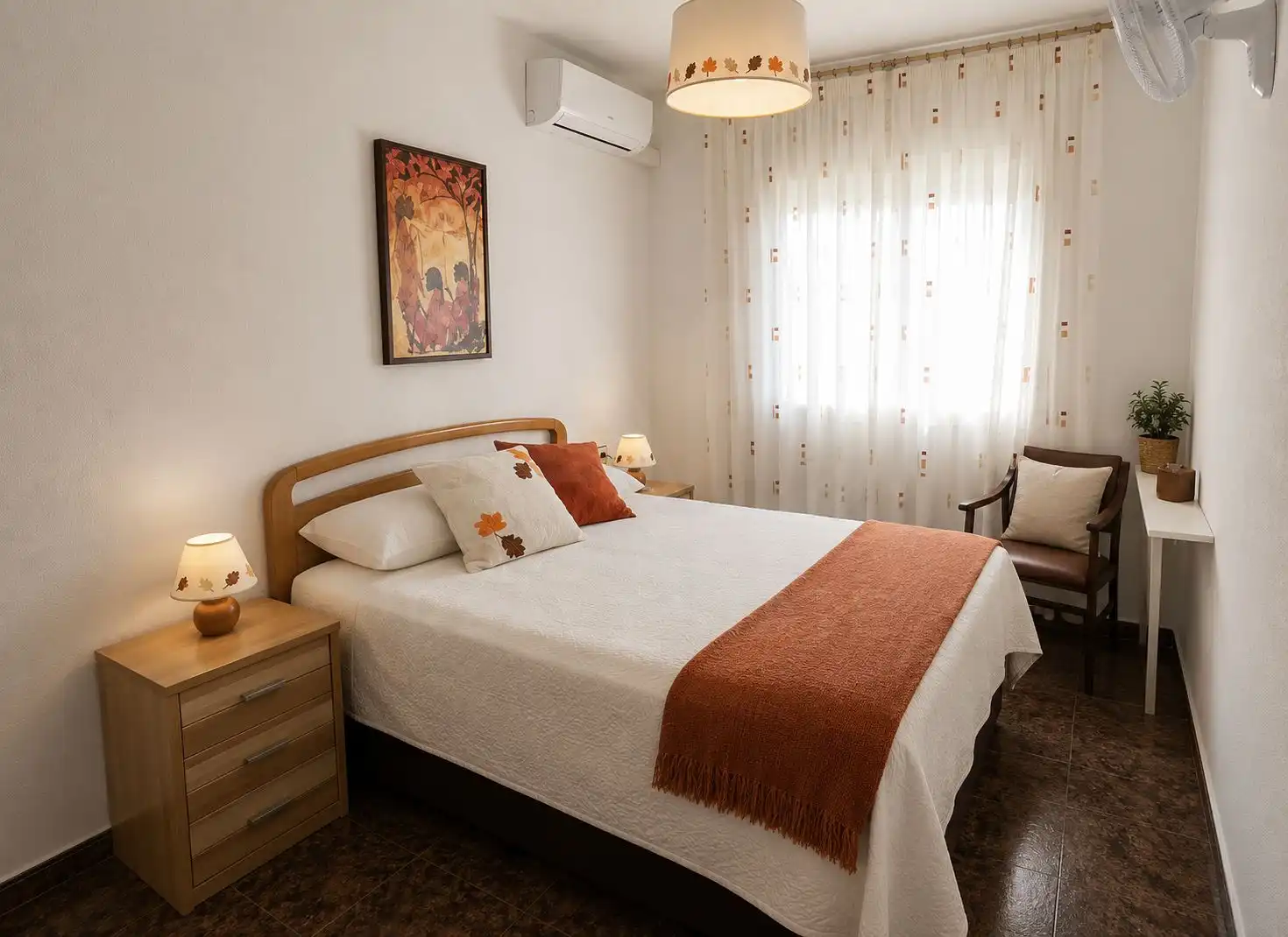 Habitación de Casa adosada en venta en Cubelles con Aire acondicionado y Piscina