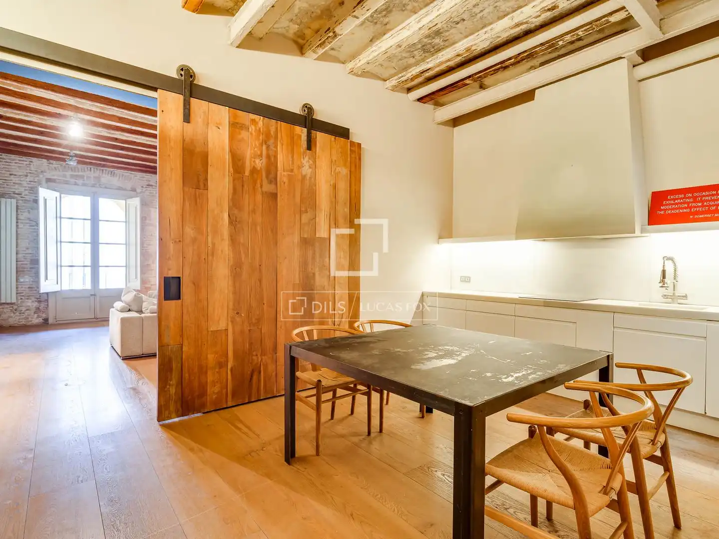 Cocina de Piso en venta en Barcelona con Aire acondicionado, Terraza y Amueblado