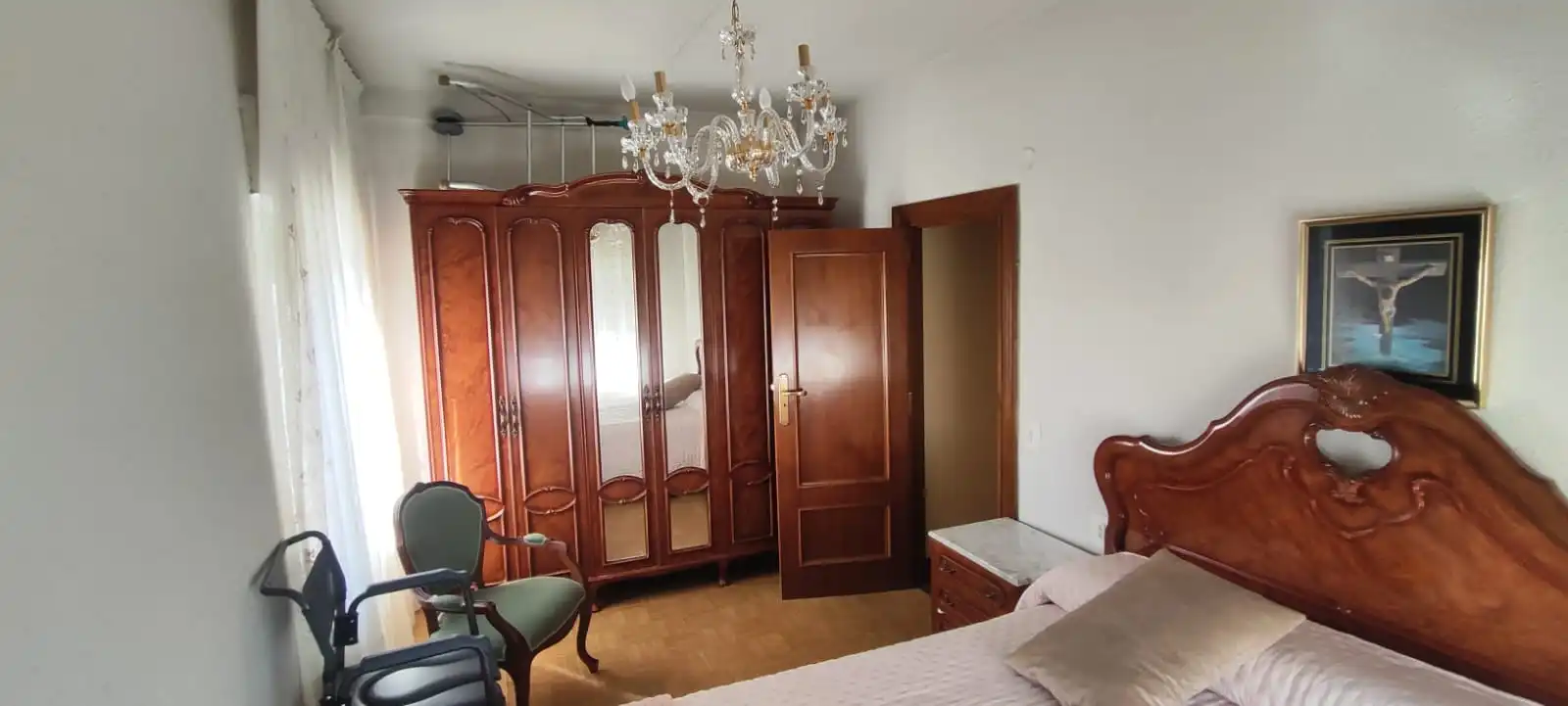 Bedroom of Flat for sale in Salamanca  with Heating, Furnished and Balcony