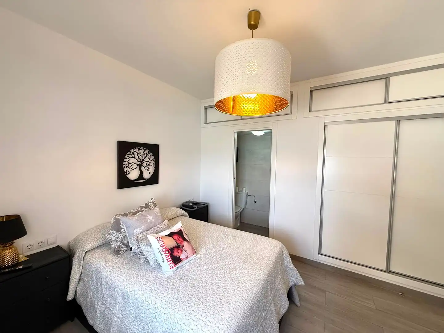 Bedroom of Flat for sale in Torrox  with Air Conditioner, Private garden and Storage room