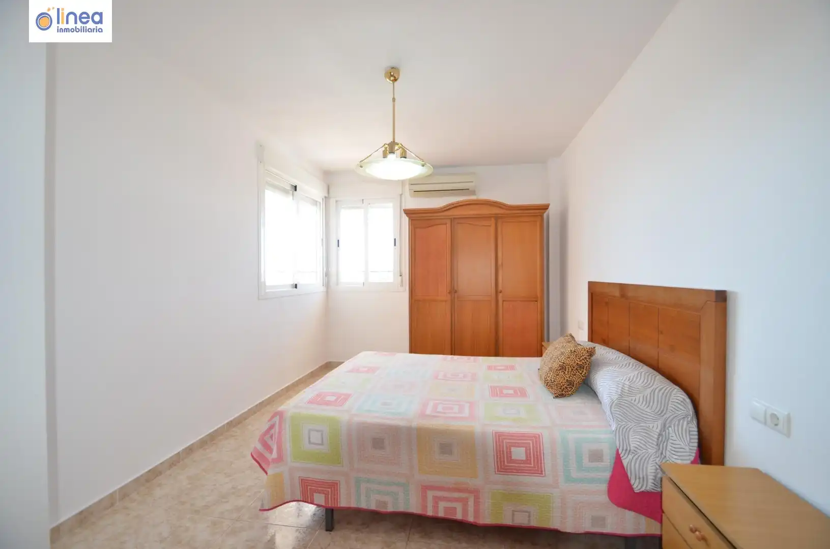 Bedroom of Flat for rent in Roquetas de Mar  with Air Conditioner, Terrace and Storage room