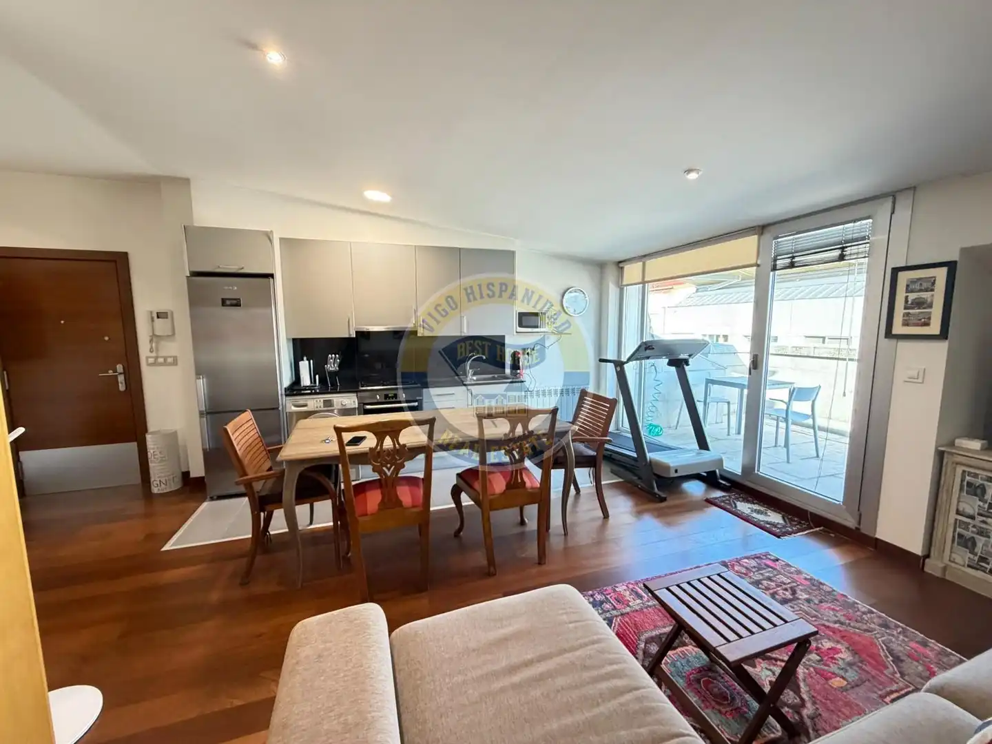 Dining room of Study for sale in Vigo   with Heating, Parquet flooring and Terrace