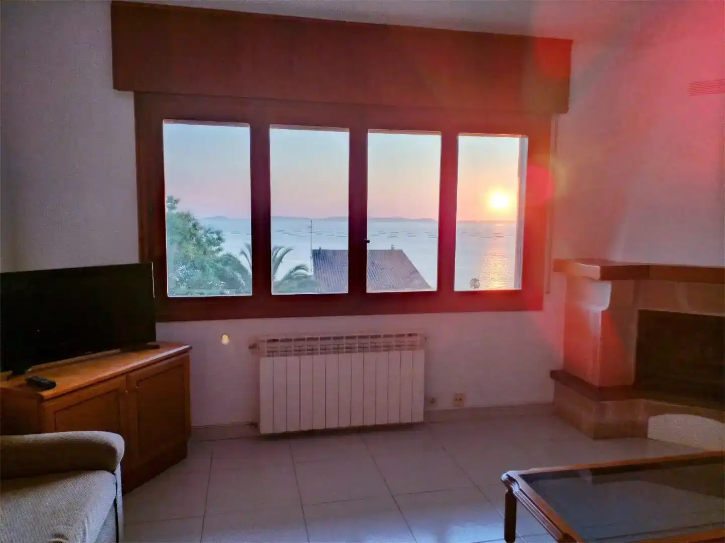 Sala de estar de Casa o chalet de alquiler en Bueu con Jardín privado y Amueblado