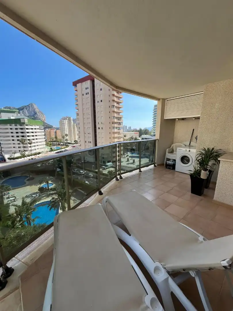 Terrassa de Apartament en venda en Calpe / Calp amb Aire condicionat, Calefacció i Terrassa