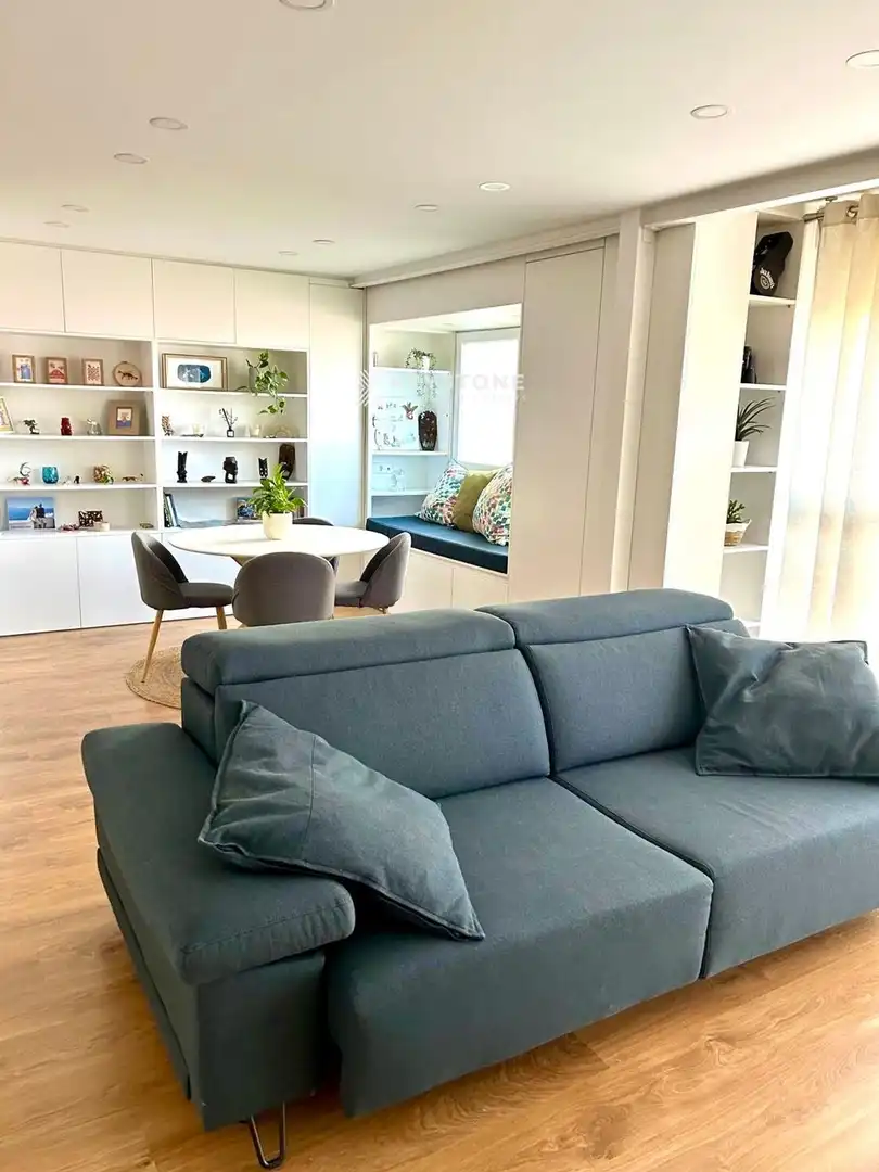 Wohnzimmer von Wohnung zur Miete in Alicante / Alacant mit Klimaanlage, Heizung und Möbliert