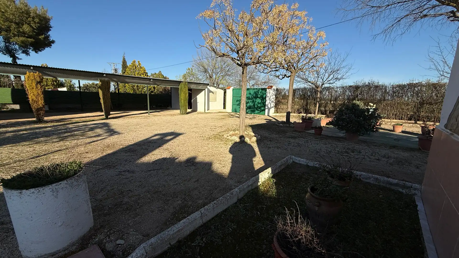 Jardí de Casa o xalet en venda en Barrax amb Calefacció, Piscina i Moblat