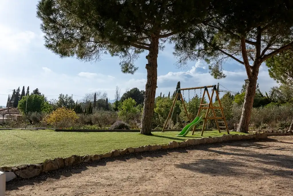 Jardín de Casa o chalet en venta en Castalla con Jardín privado, Piscina y Amueblado