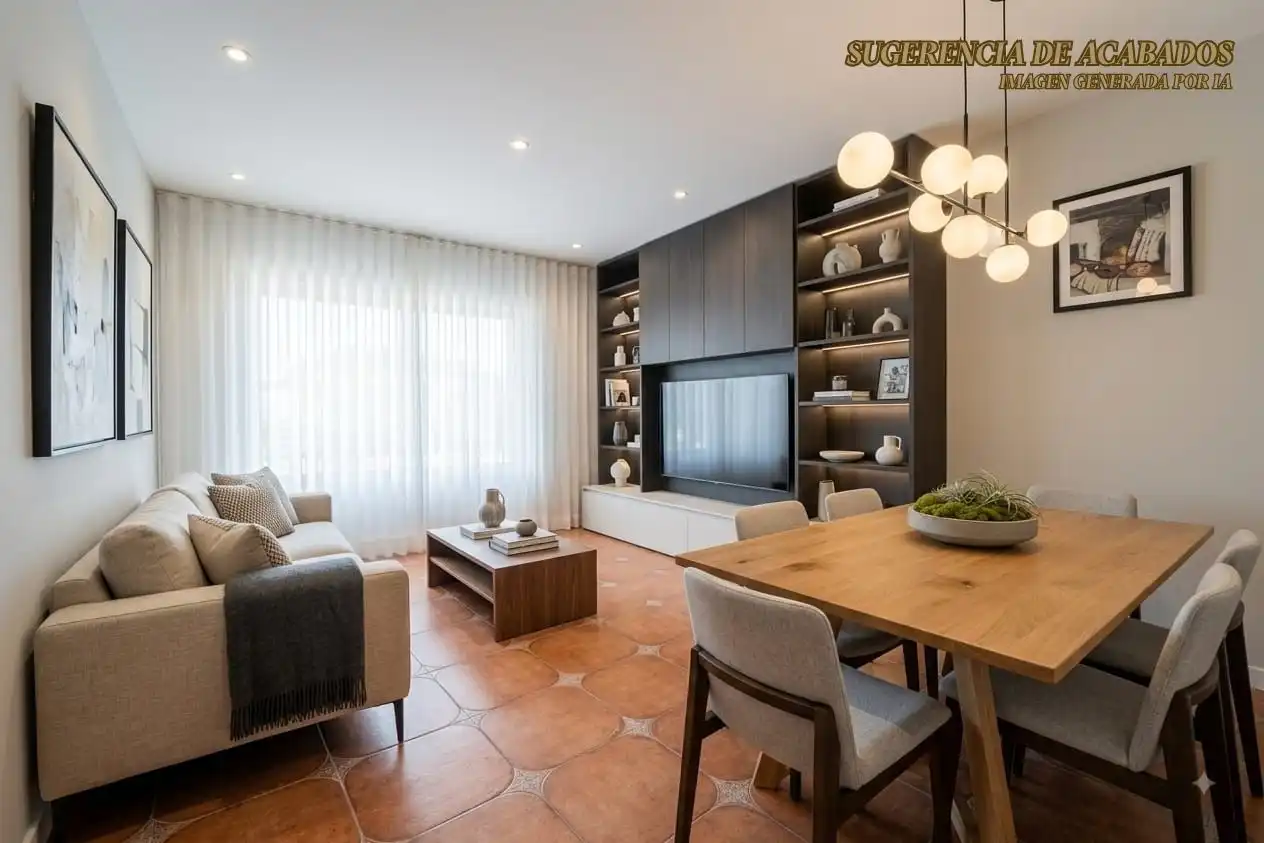 Sala de estar de Casa o chalet en venta en Méntrida con Calefacción, Jardín privado y Piscina