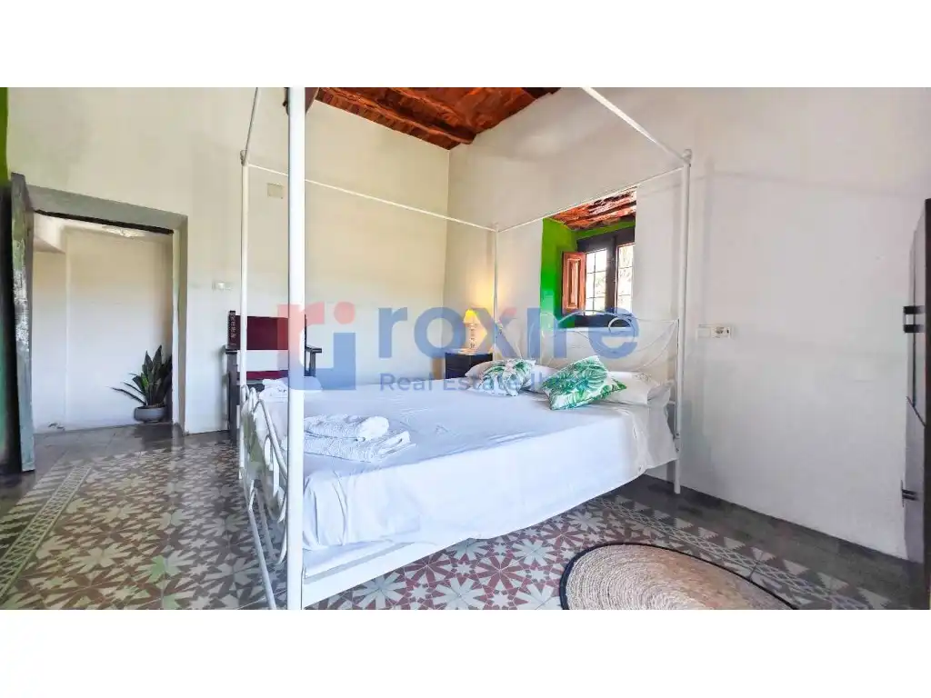 Bedroom of Country homes for rent in Sant Josep de sa Talaia  with Air Conditioner, Private garden and Terrace