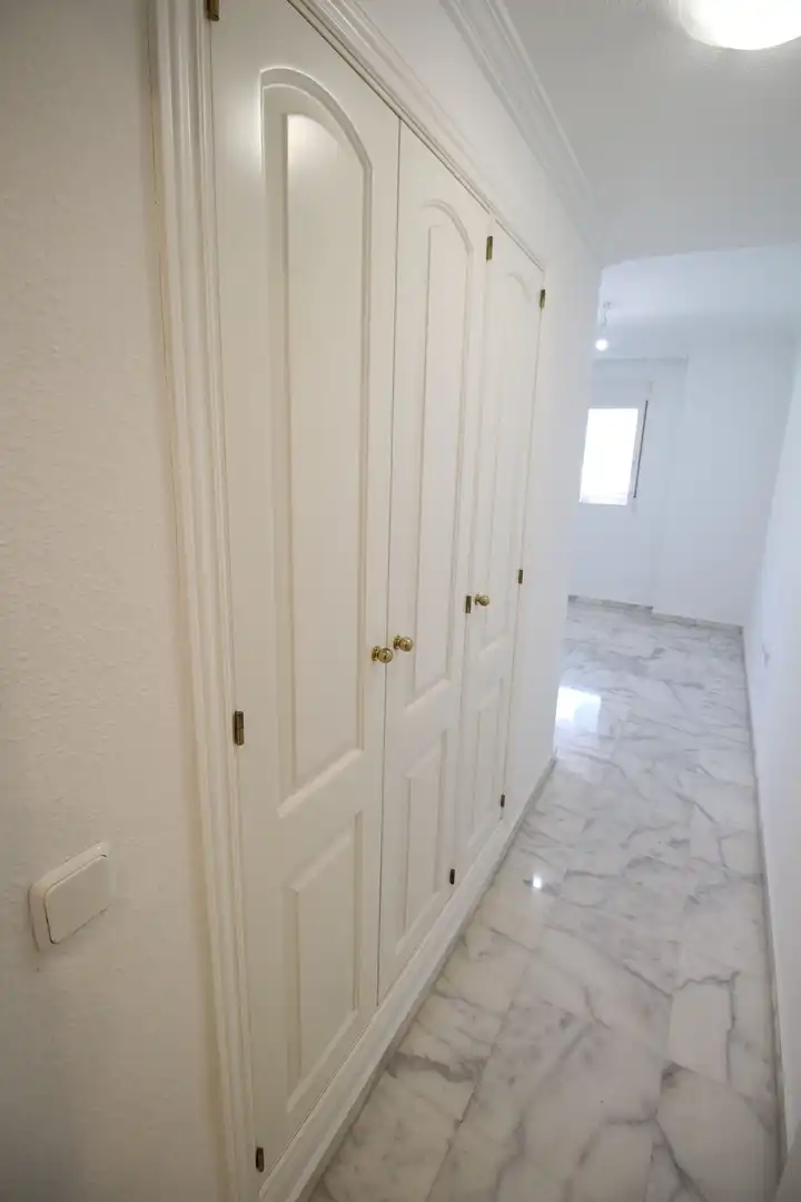 Schlafzimmer von Wohnung zur Miete in Málaga mit Klimaanlage, Heizung und Terrasse