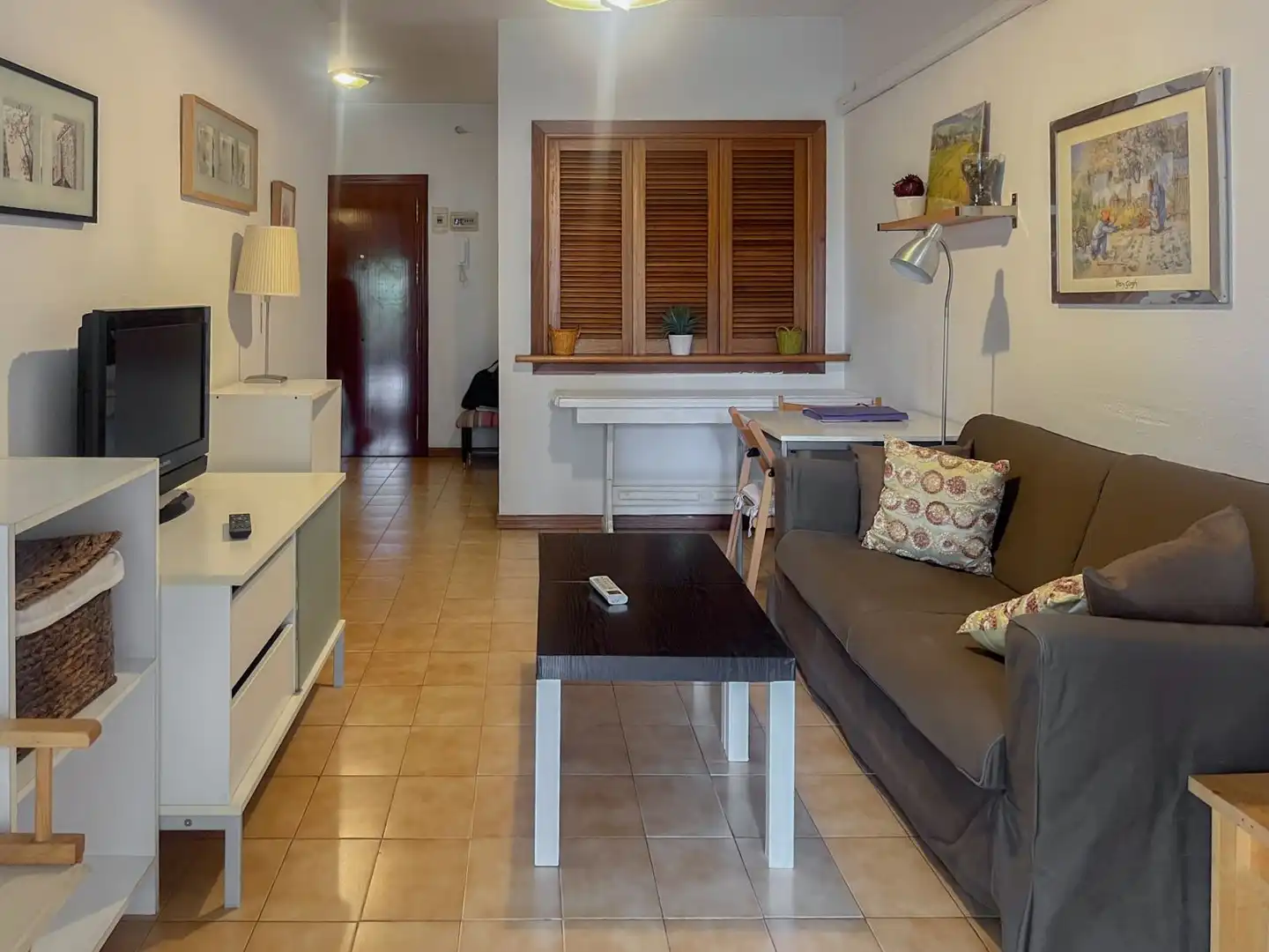 Wohnzimmer von Wohnung zur Miete in Sevilla mit Klimaanlage, Heizung und Terrasse