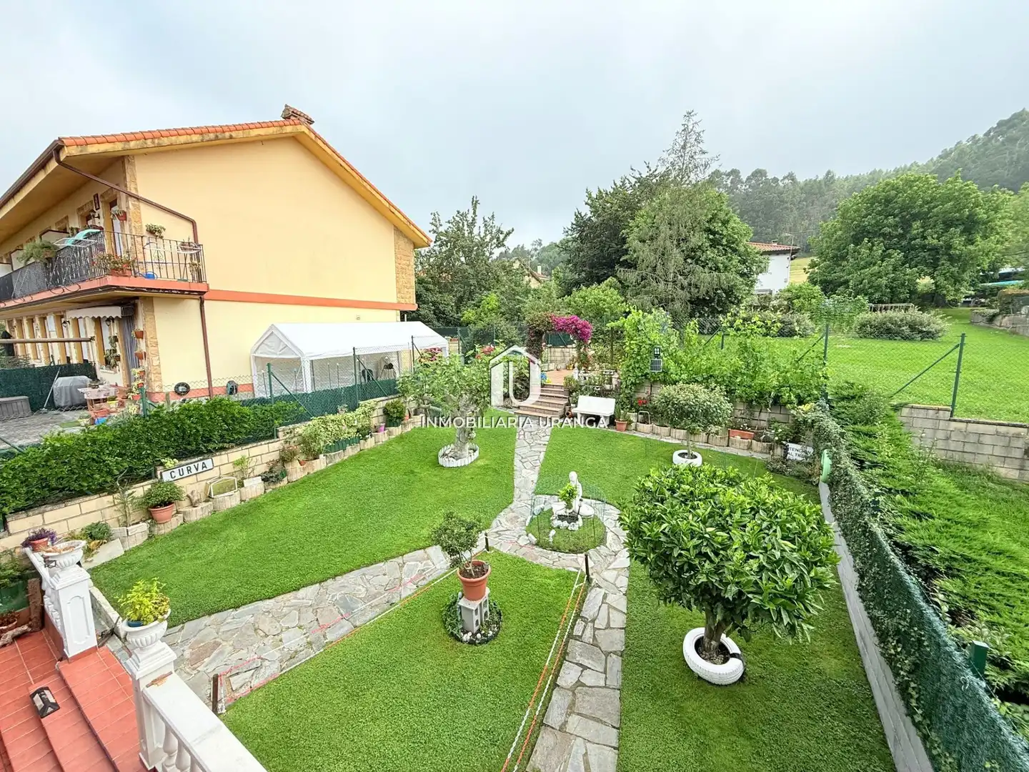 Jardí de Casa o xalet en venda en Meruelo amb Calefacció, Jardí privat i Terrassa