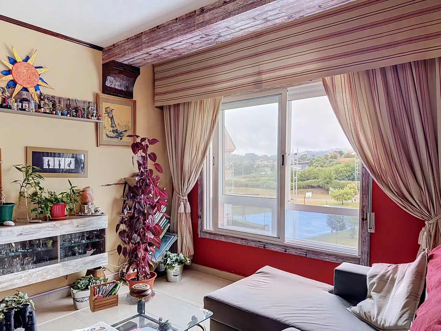 Sala de estar de Dúplex en venta en Poio