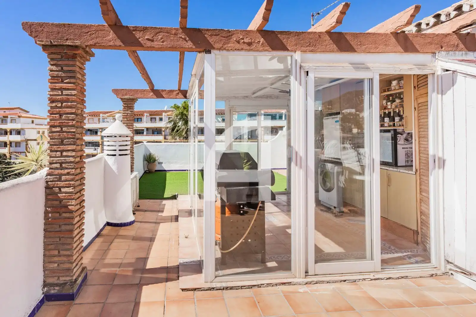 Terraza de Ático en venta en Mijas con Aire acondicionado, Calefacción y Terraza