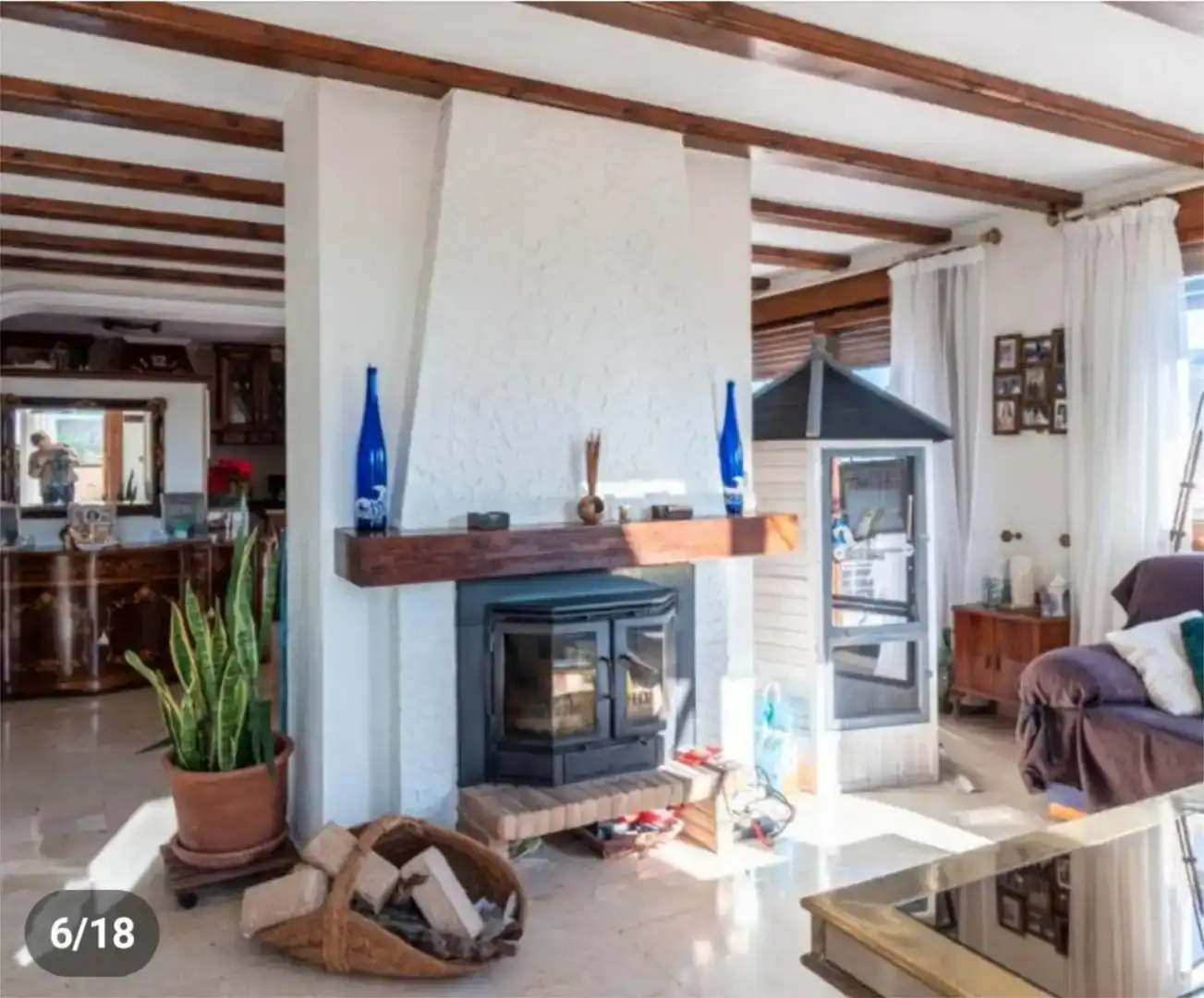Sala d'estar de Àtic en venda en Dénia