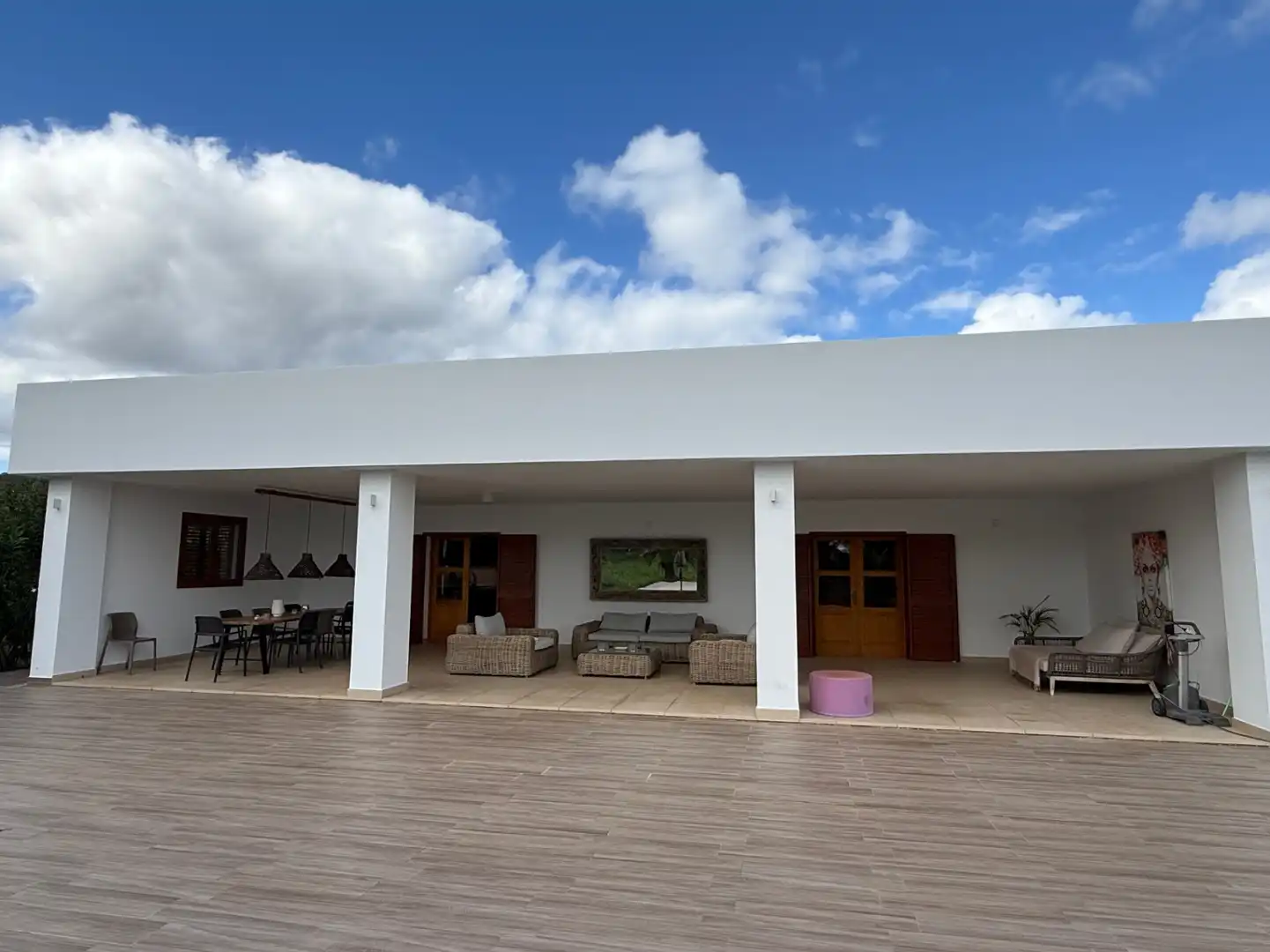 Exterior view of Houses for sale in Sant Joan de Labritja  with Air Conditioner, Heating and Terrace
