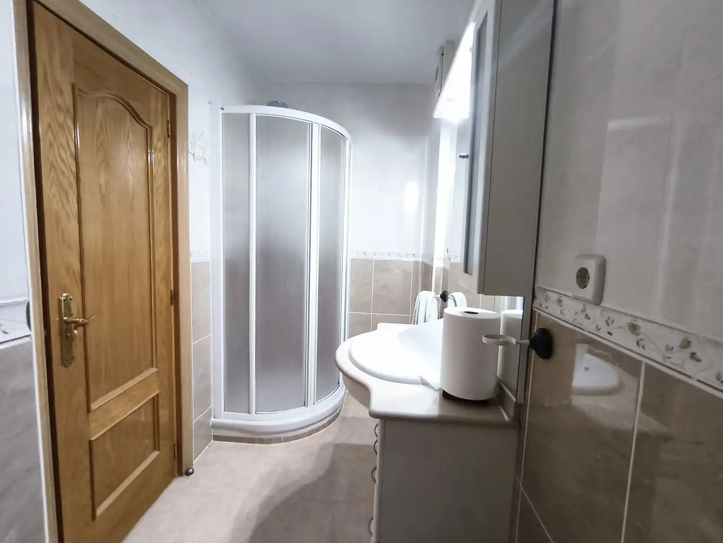 Bathroom of Flat for sale in Móstoles  with Heating, Parquet flooring and Terrace