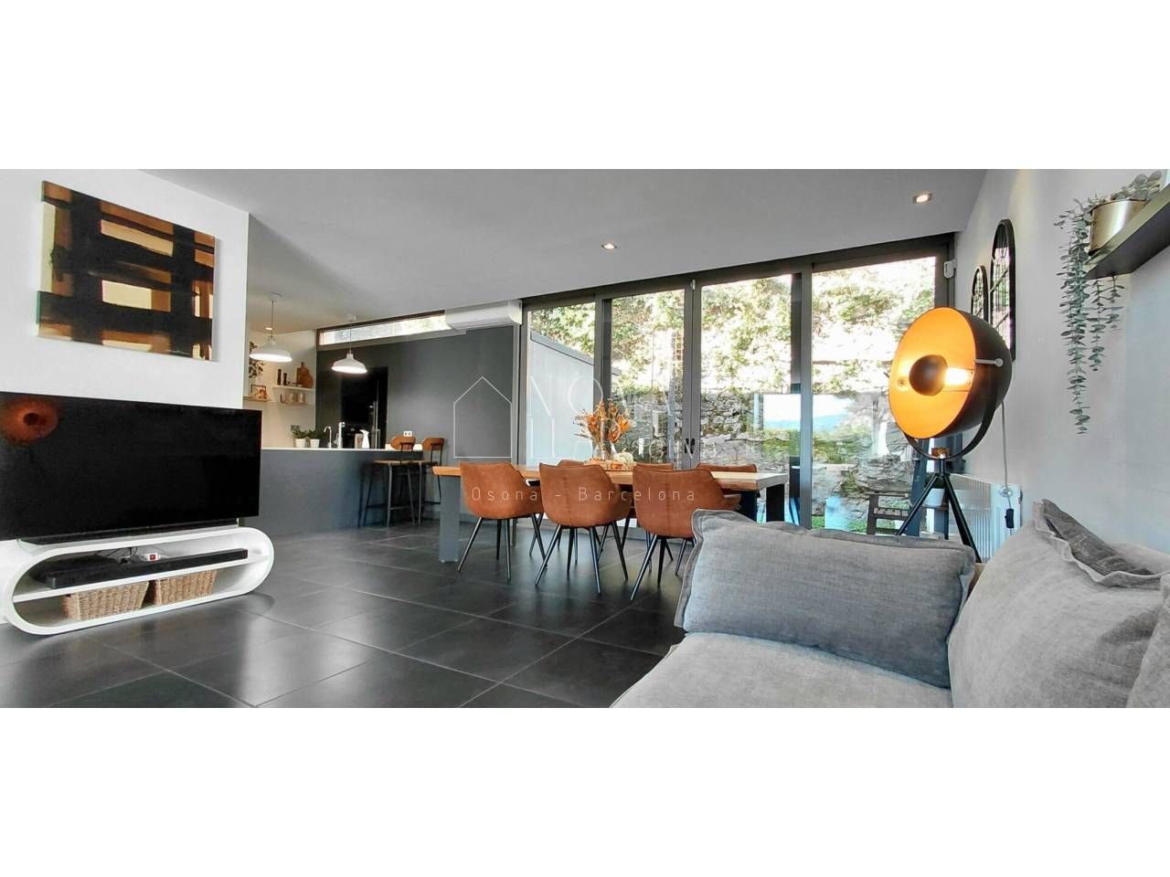 Sala d'estar de Casa o xalet en venda en Centelles amb Aire condicionat, Calefacció i Terrassa