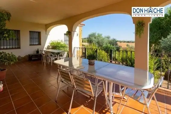 Terrace of Country homes for sale in Almendral  with Private garden, Terrace and Storage room