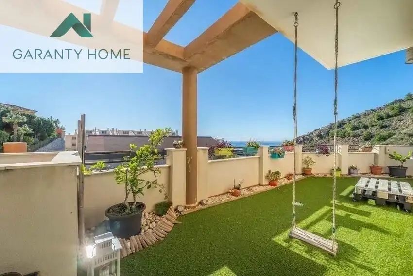 Balcony of Flat for sale in Benalmádena  with Air Conditioner, Heating and Private garden