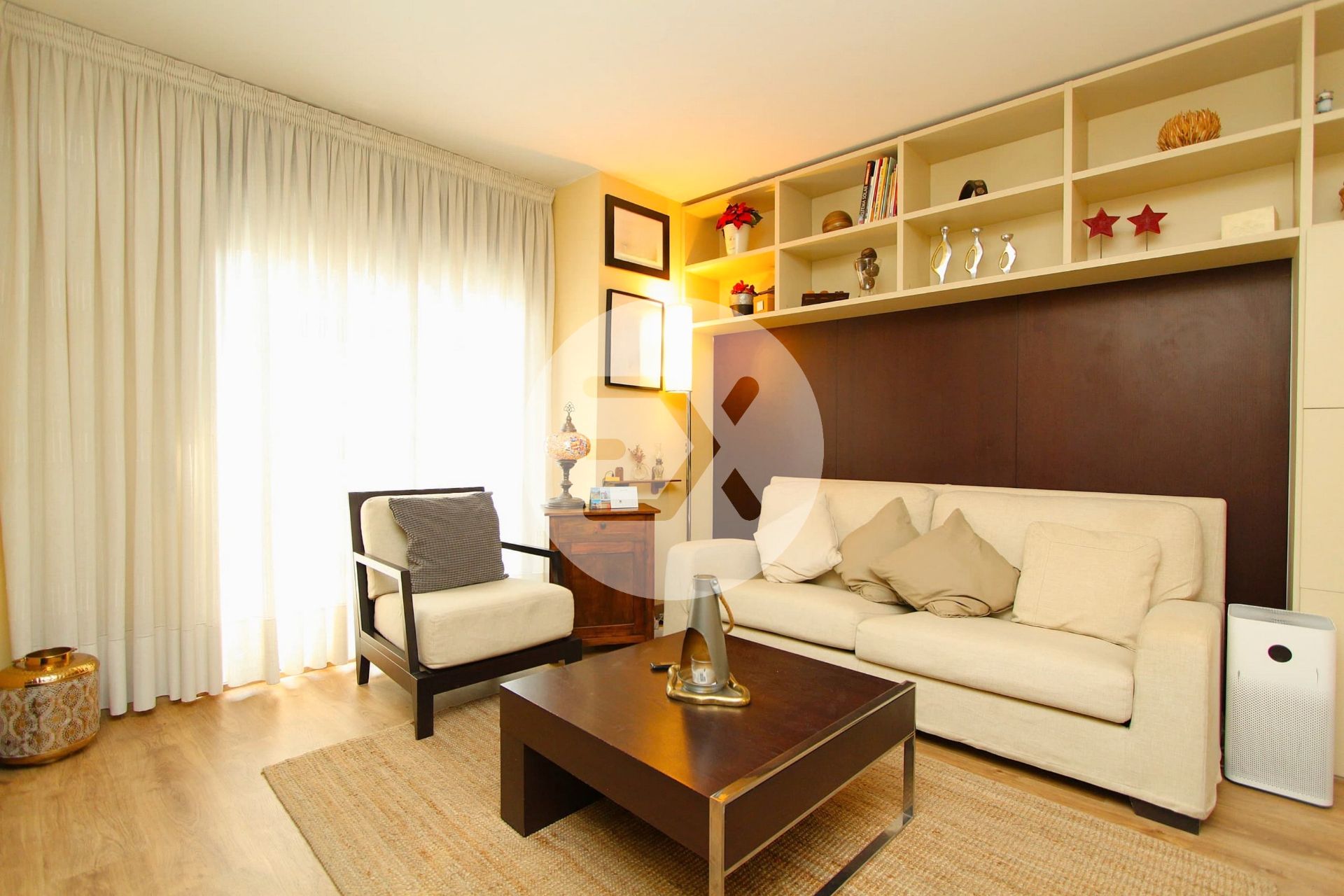 Living room of Duplex for sale in Castelldefels  with Air Conditioner, Heating and Parquet flooring