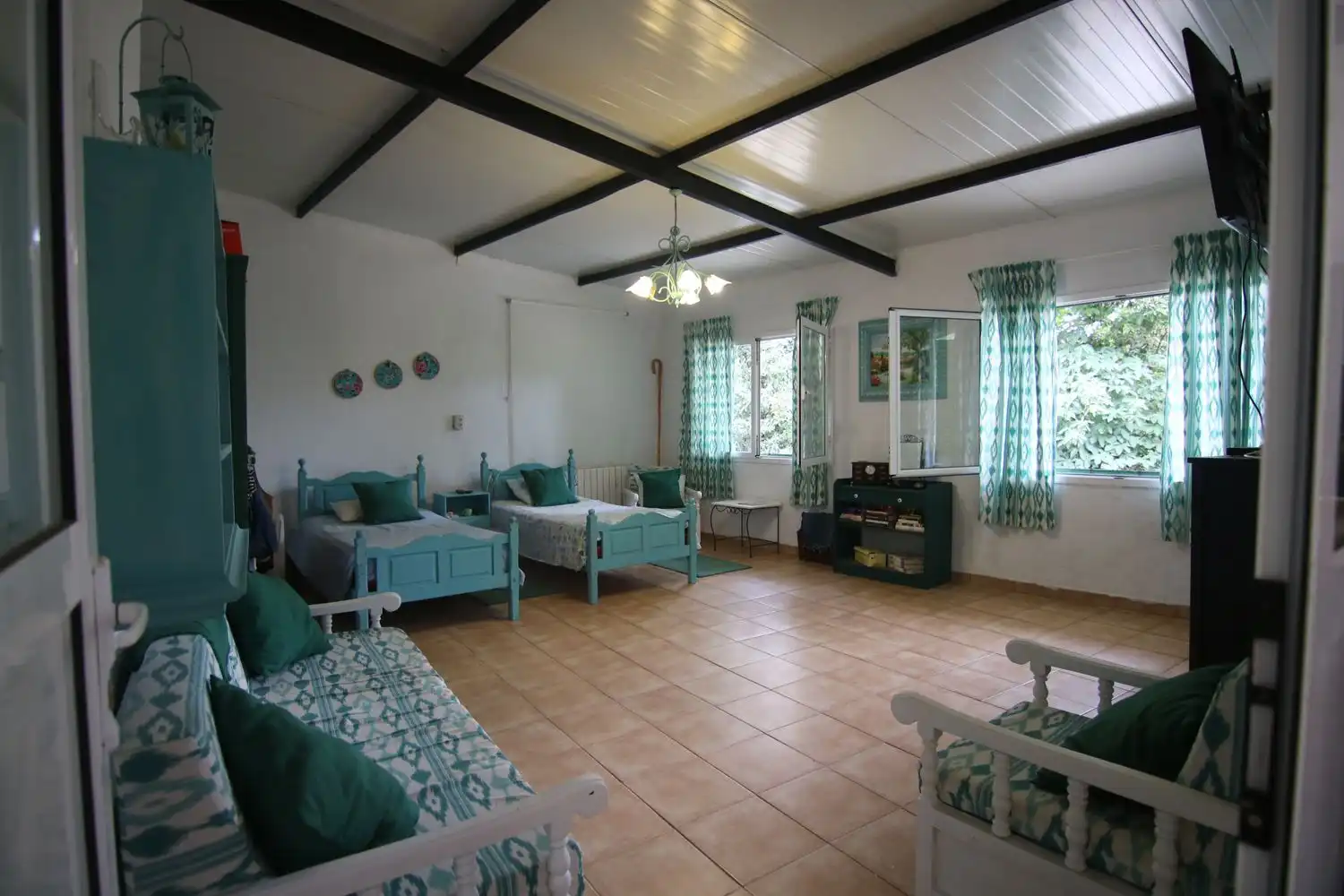 Sala d'estar de Finca rústica en venda en Valleseco