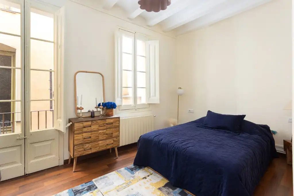 Schlafzimmer von Wohnungen zum Verkauf in Barcelona mit Heizung, Abstellraum und Balkon