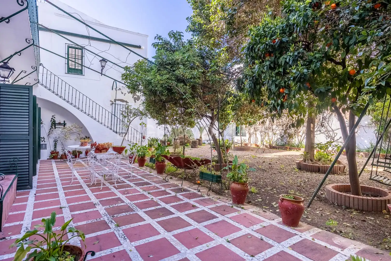 Jardín de Casa o chalet en venta en Fuente del Maestre con Calefacción, Jardín privado y Terraza