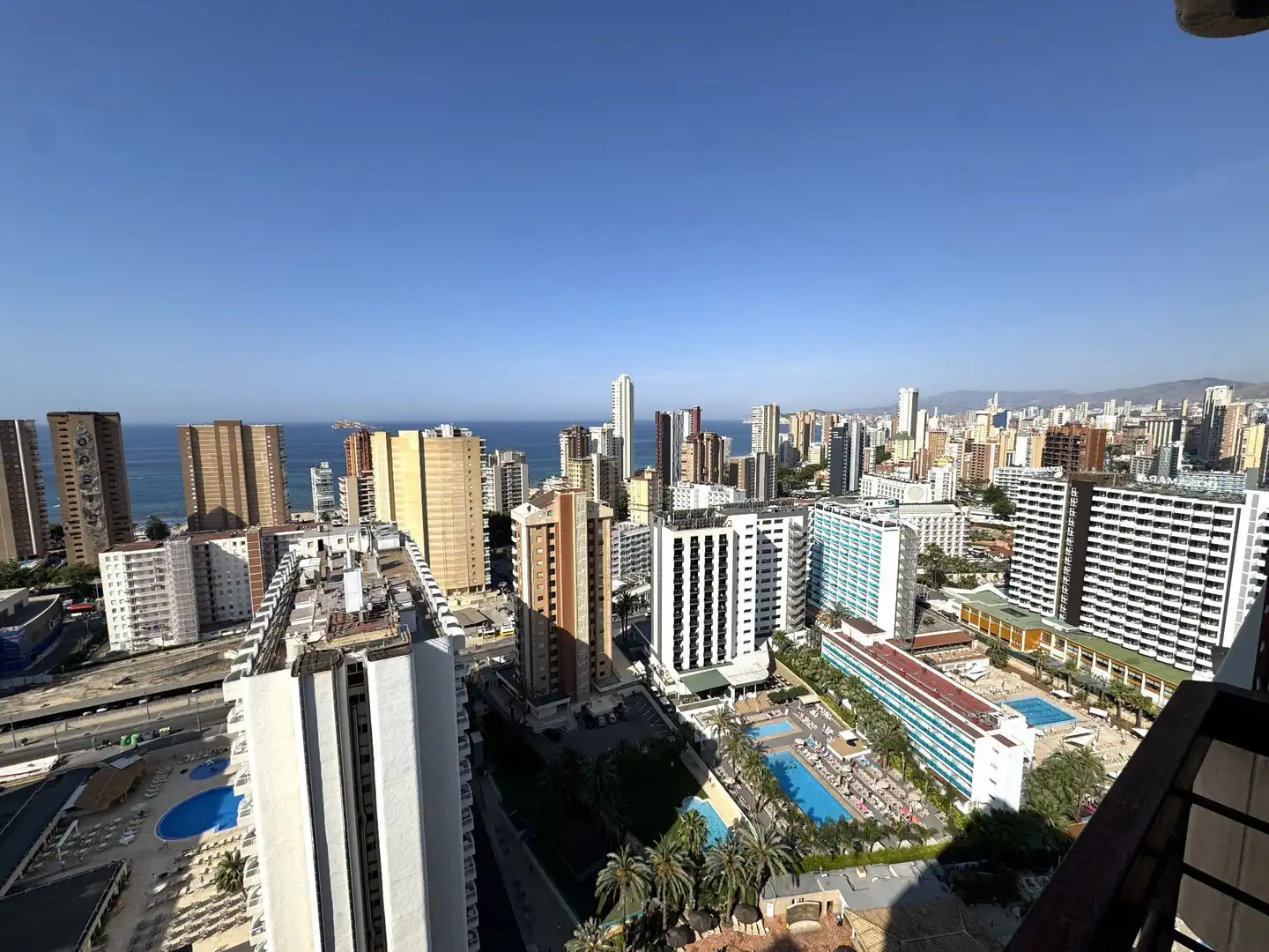 Exterior view of Study for rent in Benidorm  with Air Conditioner, Heating and Terrace