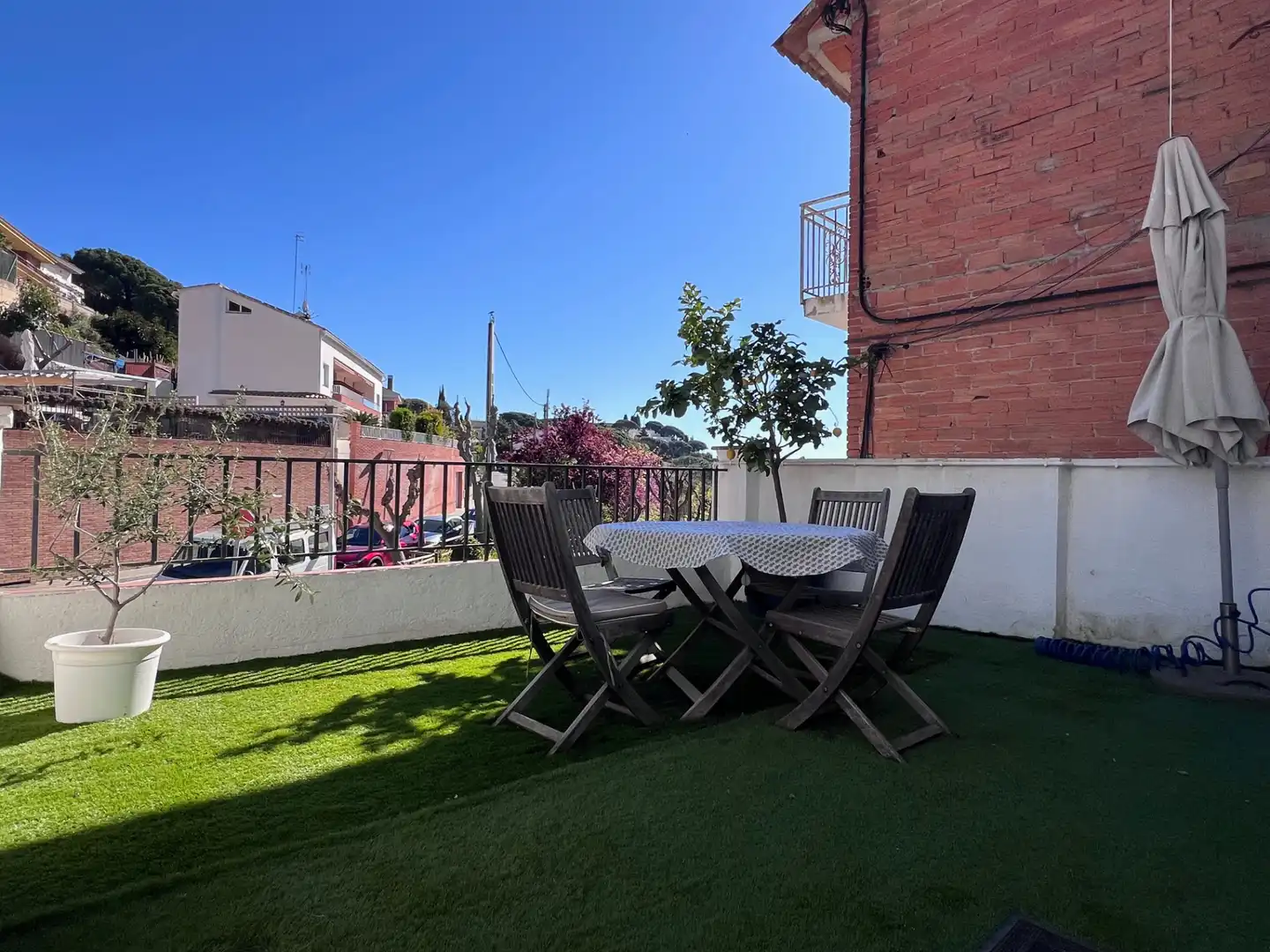 Terrace of Flat for sale in Premià de Dalt  with Air Conditioner, Terrace and Oven