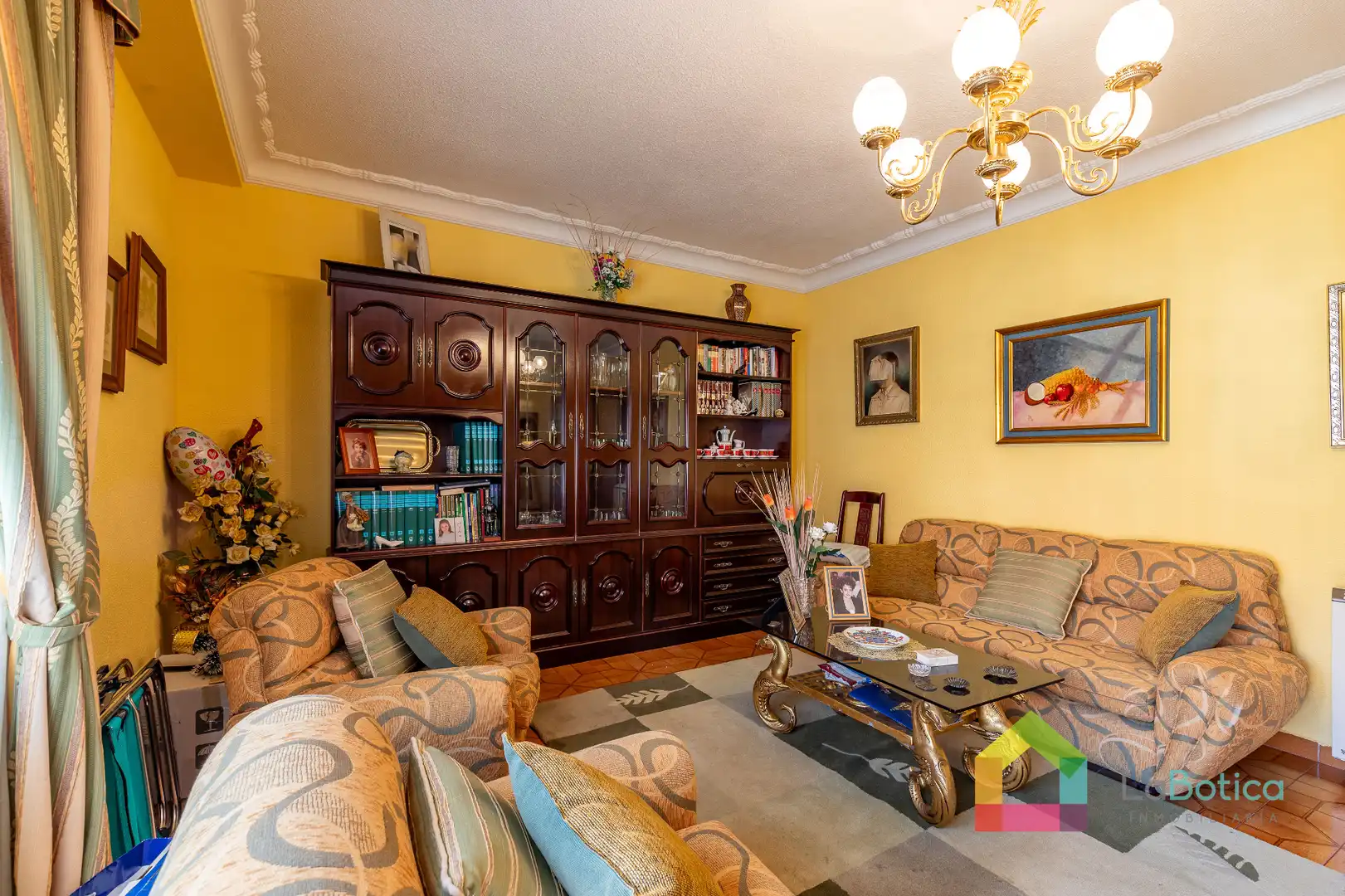 Sala d'estar de Pis en venda en Santa Bárbara