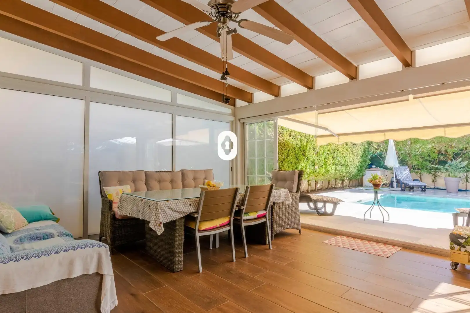 Terrassa de Casa o xalet en venda en Alcúdia amb Aire condicionat, Jardí privat i Terrassa