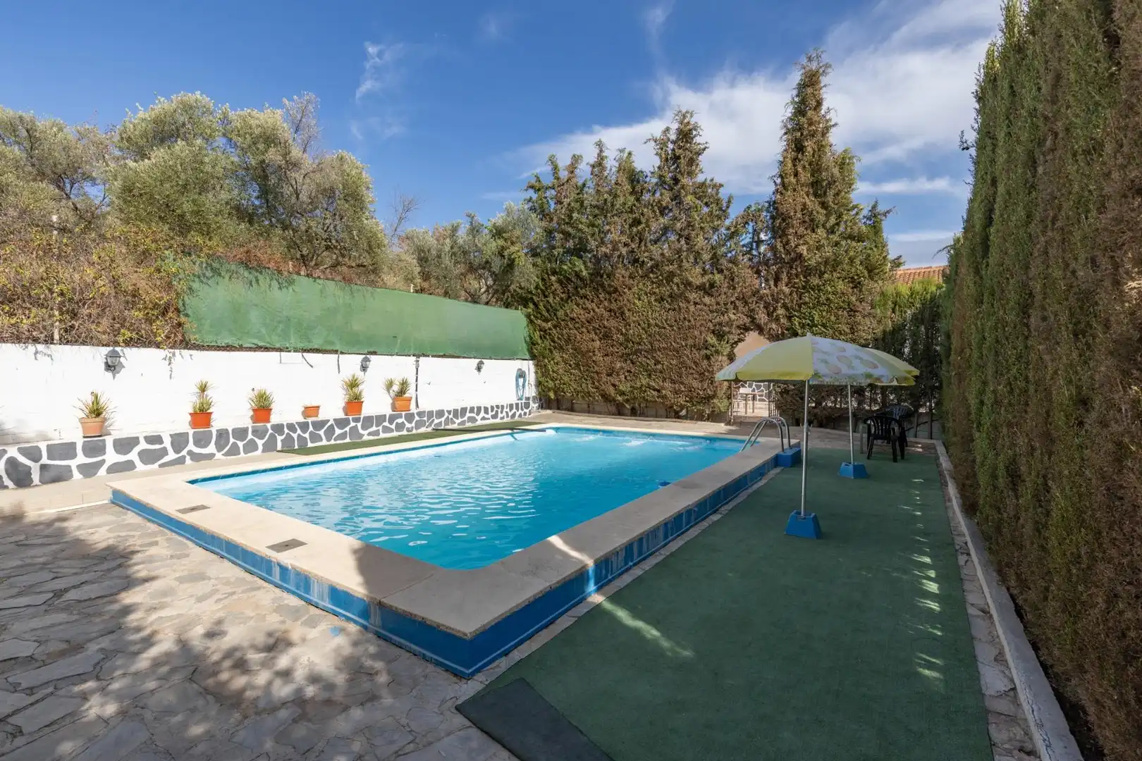 Piscina de Finca rústica en venta en Cogollos de la Vega con Jardín privado y Piscina