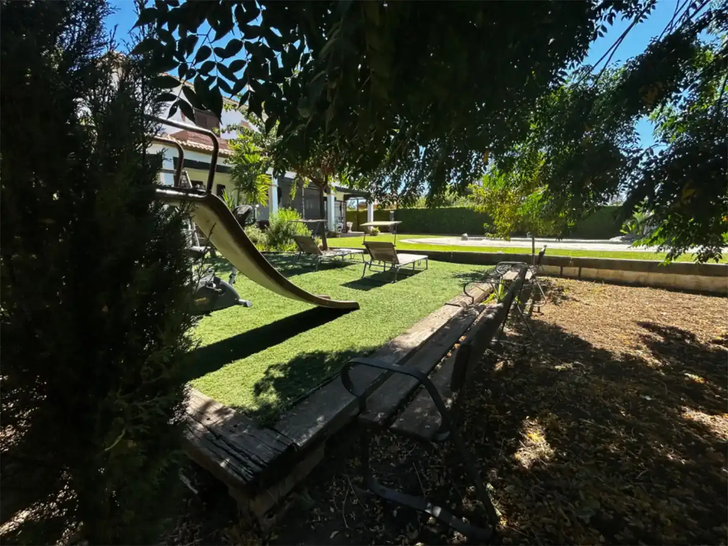 Jardí de Casa o xalet en venda en Setenil de las Bodegas amb Aire condicionat, Piscina i Balcó