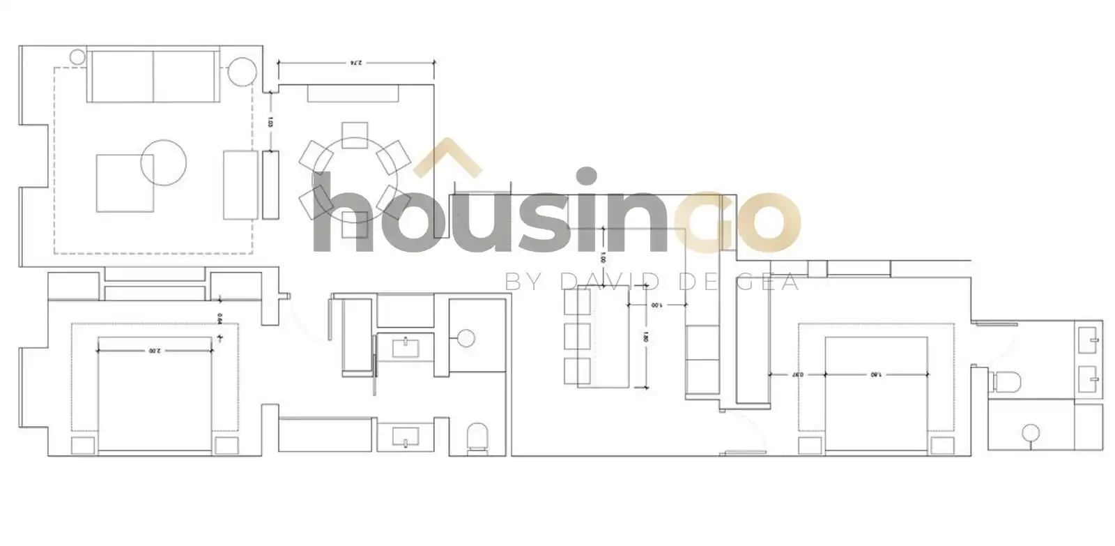 Wohnung zum Verkauf in Madrid mit Klimaanlage, Heizung und Terrasse