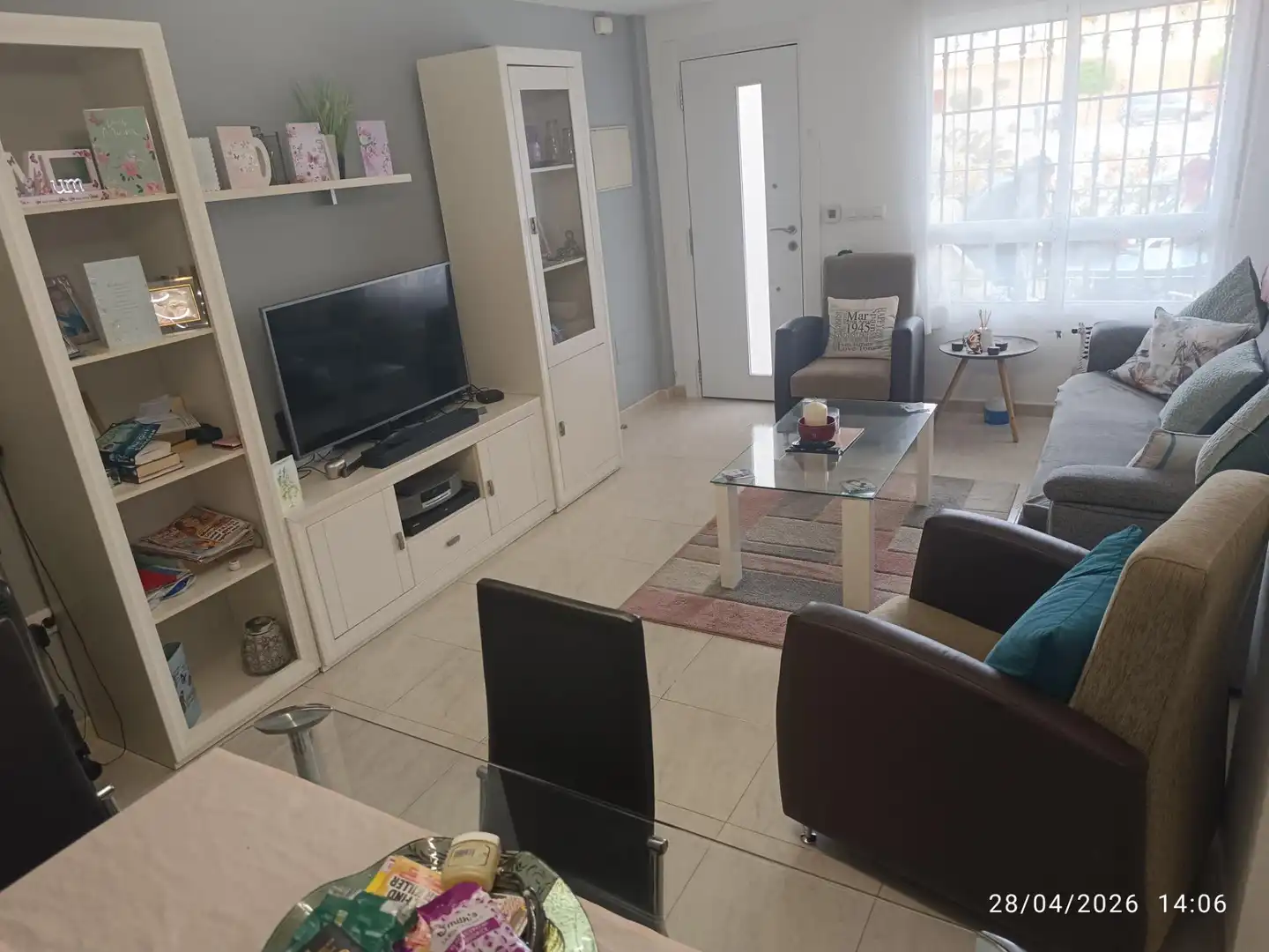 Sala de estar de Casa adosada en venta en Cartagena