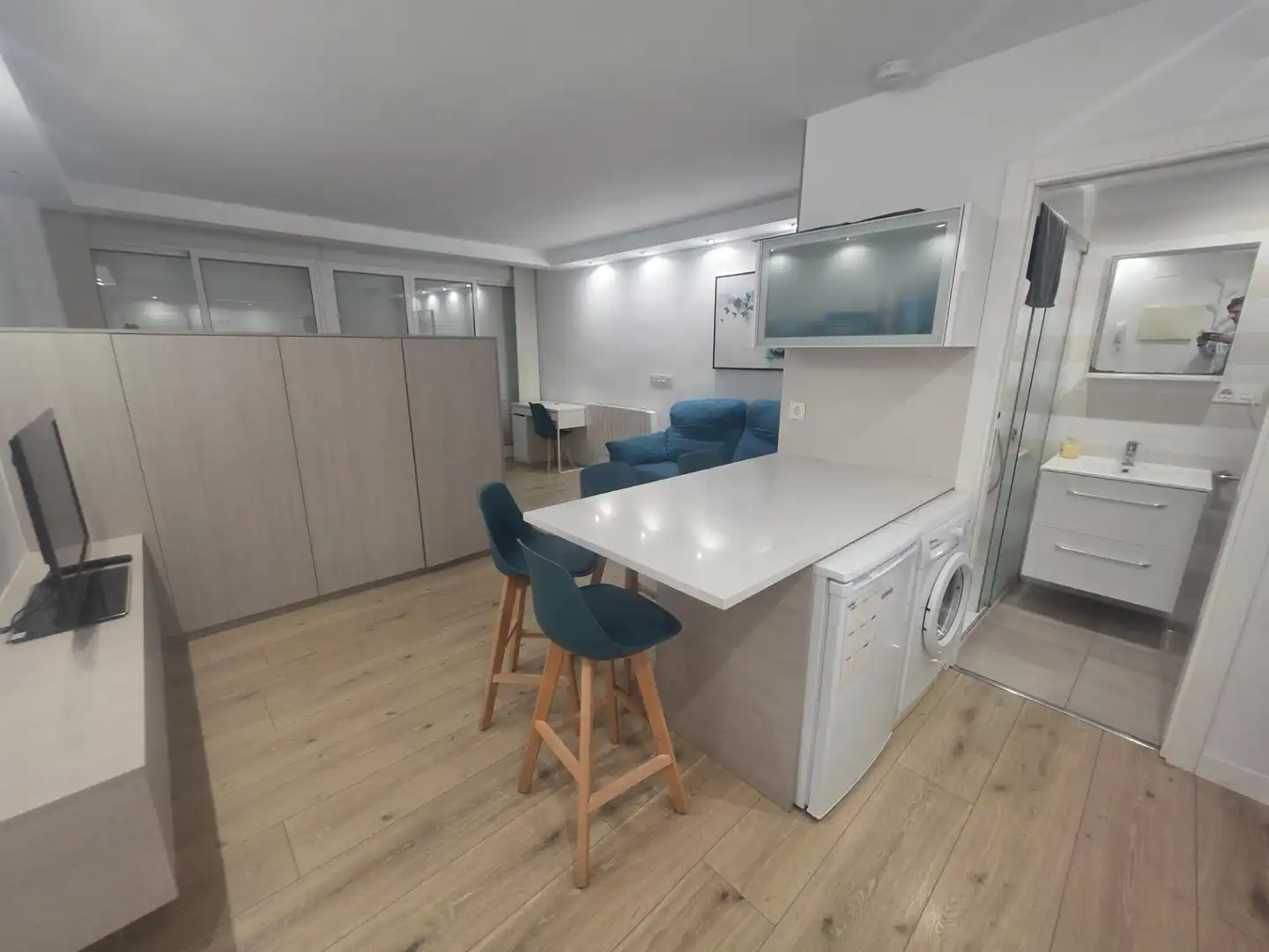 Cocina de Estudio de alquiler en Ensanche - Sar