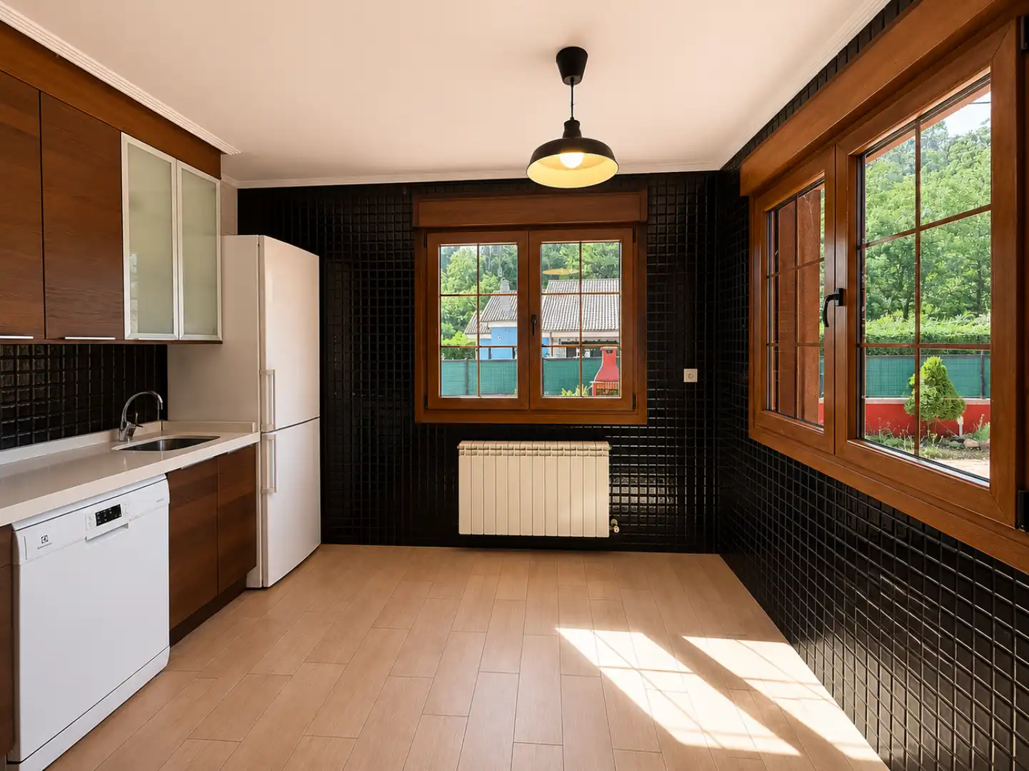 Cocina de Casa o chalet en venta en Castrillón con Calefacción, Jardín privado y Piscina