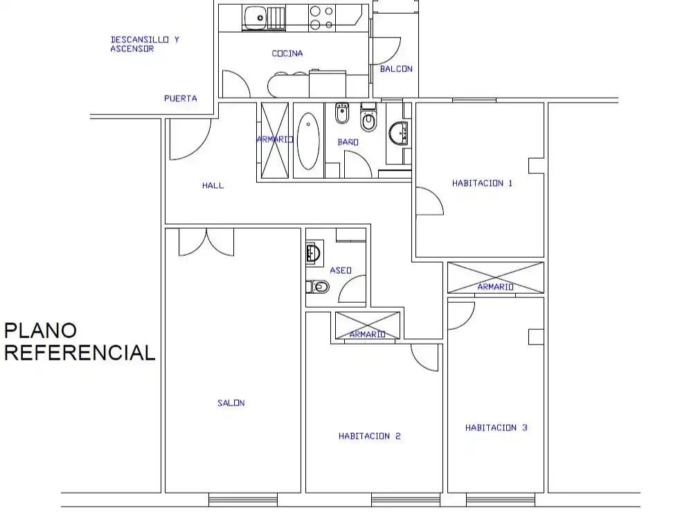 Wohnung zur Miete in Salamanca Capital mit Balkon