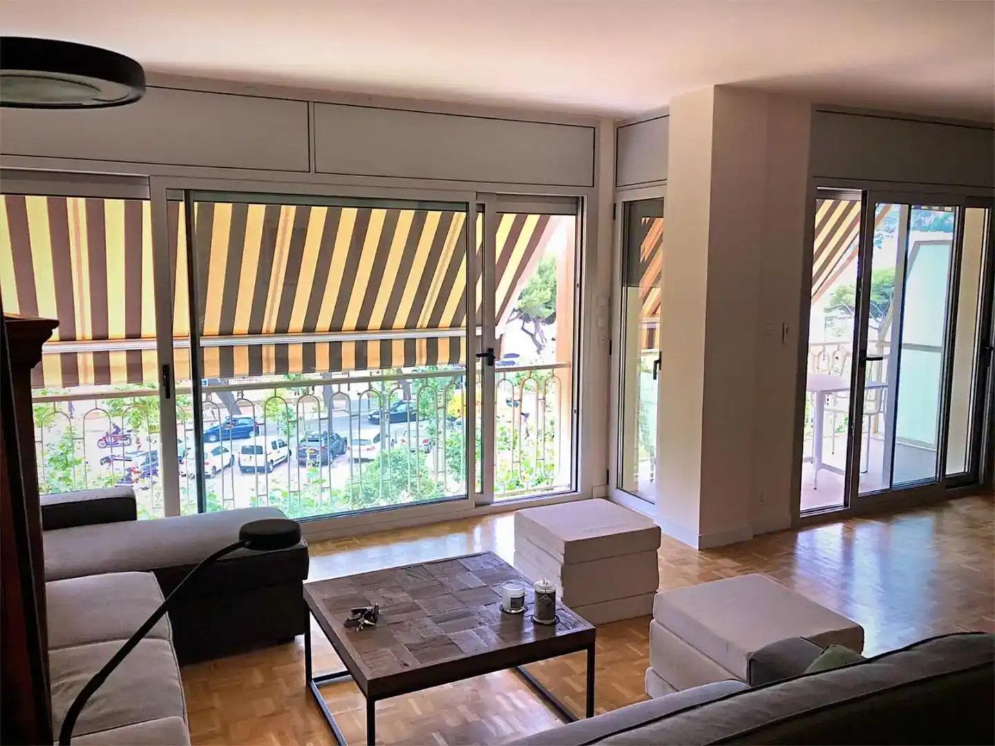 Balcony of Flat for rent in Sant Feliu de Guíxols  with Parquet flooring, Furnished and Balcony