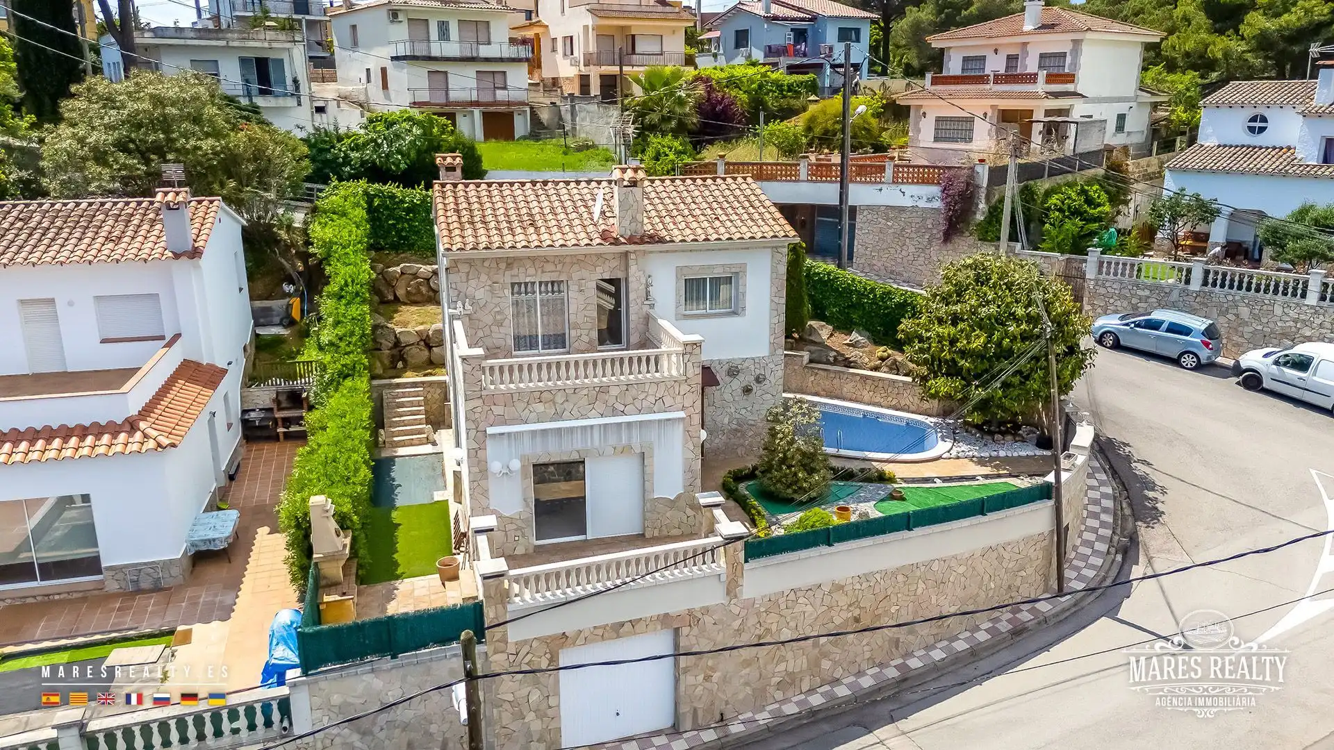 Exterior view of Houses for sale in Lloret de Mar  with Air Conditioner, Heating and Private garden