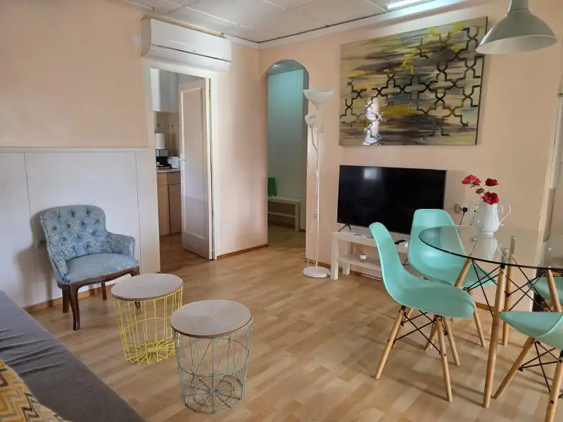 Sala d'estar de Apartament en venda en Cullera amb Aire condicionat, Calefacció i Parquet