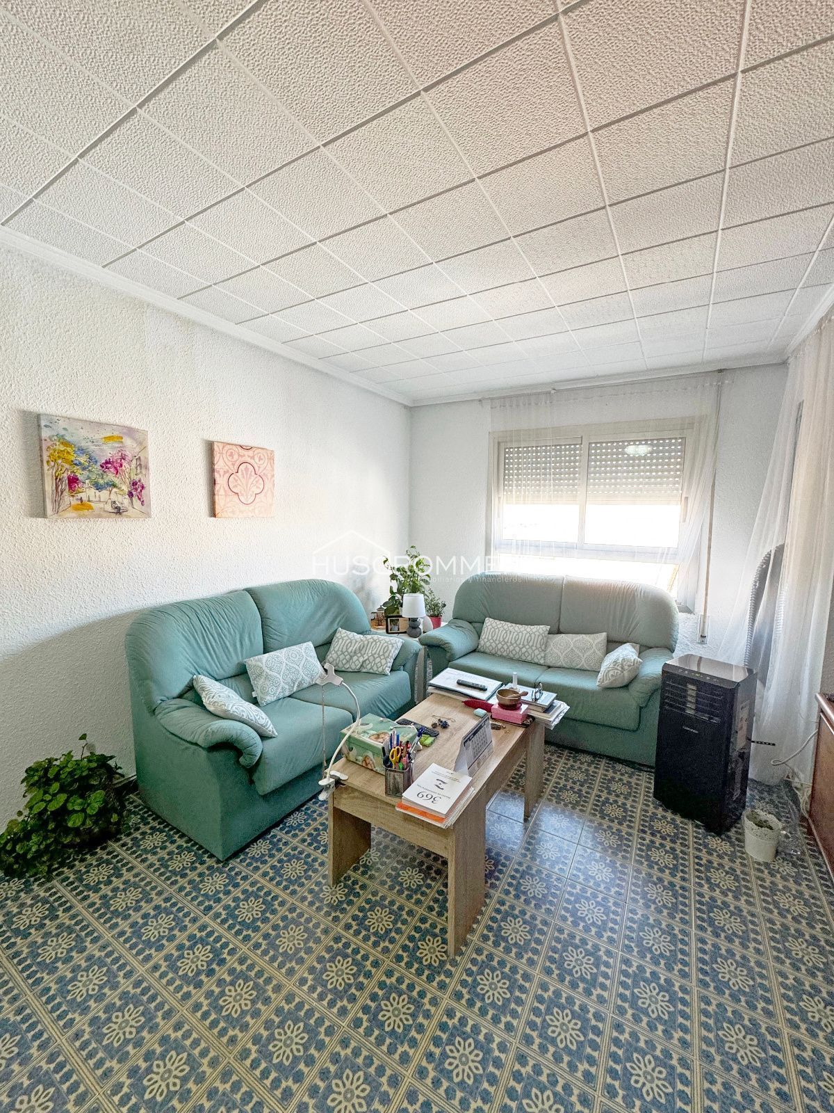 Sala d'estar de Pis en venda en Vila-real amb Aire condicionat i Moblat