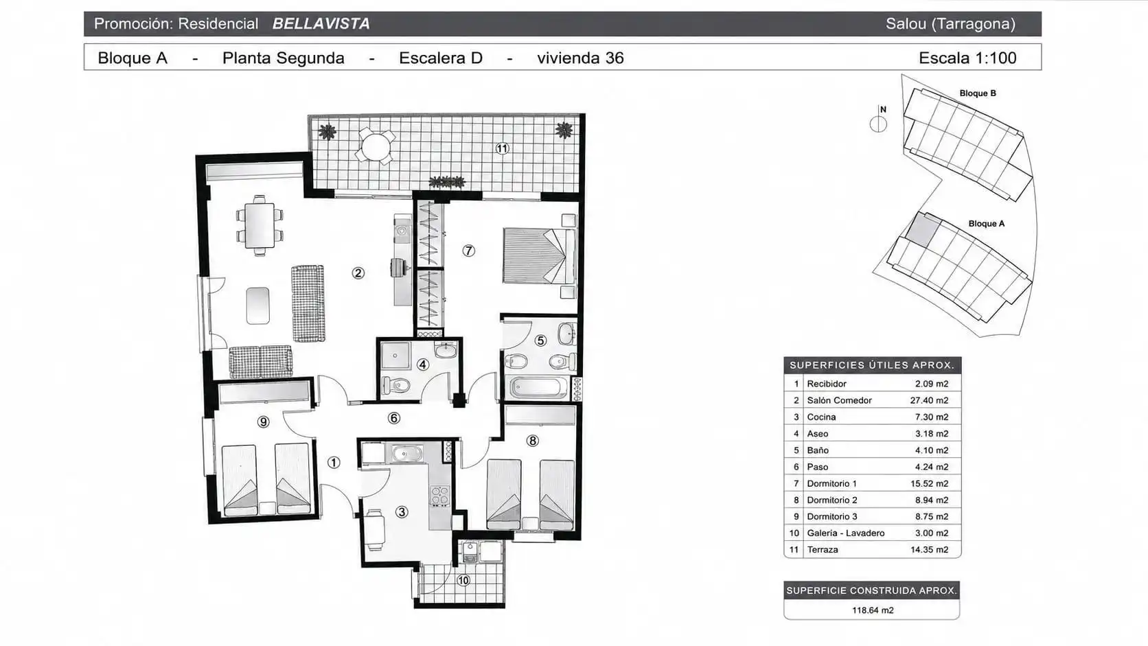 Piso con piscina en venta en FONOLL 1, imagen 31