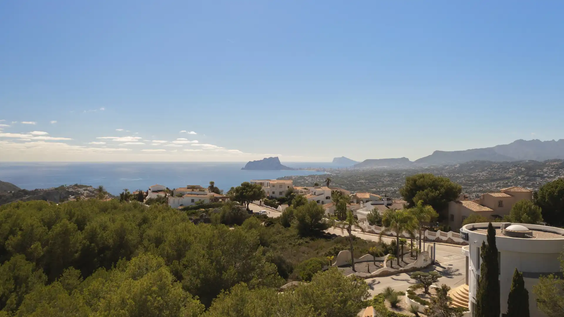 Vista exterior de Casa o xalet en venda en Benitachell / El Poble Nou de Benitatxell amb Calefacció, Jardí privat i Terrassa